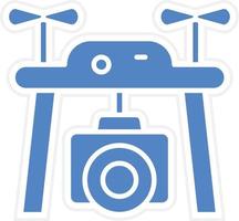 Drone Camera Vector Icon Design