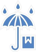 Keep Dry Vector Icon Design