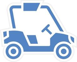 Buggy Car Vector Icon Design