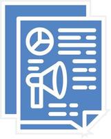 Marketing Report Vector Icon Design