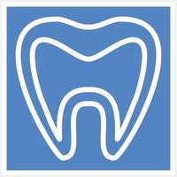 Tooth Xray Vector Icon Design
