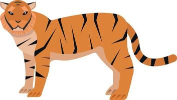 tiger vector illustration on a background.Premium quality symbols.vector icons for concept and graphic design.