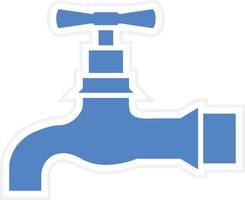 Water Tap Vector Icon Design