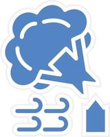 Tree Broken Vector Icon Design