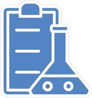 Lab Report Vector Icon Design
