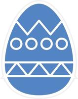 Easter Egg Vector Icon Design