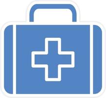 First Aid Kit Vector Icon Design