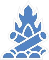 Bonfire Vector Icon Design