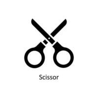 Scissor Vector   Solid icons. Simple stock illustration stock