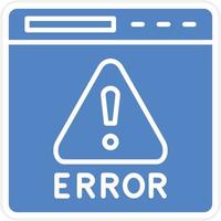 Error Vector Icon Design