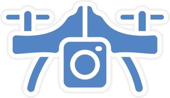 Camera Drone Vector Icon Design