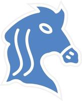 Horse Vector Icon Design