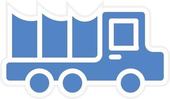 Army Car Vector Icon Design