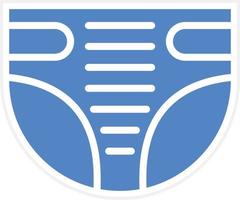 Diaper Vector Icon Design