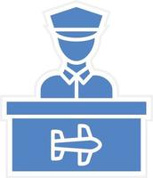Security Control Vector Icon Design