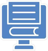 Online Exam Vector Icon Design