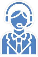 Customer Service Vector Icon Design