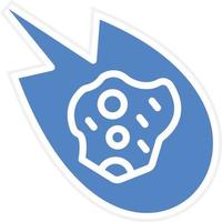 Asteroid Vector Icon Design