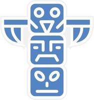 Totem Vector Icon Design