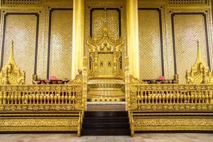 Kambawzathardi Golden Palace ,Palace of Bayinnaung in Bago, Myanmar photo