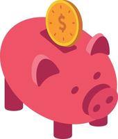 piggy bank vector illustration on a background.Premium quality symbols.vector icons for concept and graphic design.