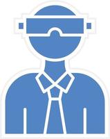 Virtual Reality Vector Icon Design