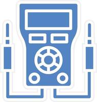 Voltmeter Vector Icon Design