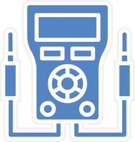 Voltmeter Vector Icon Design