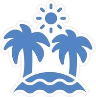 Beach Vector Icon Design