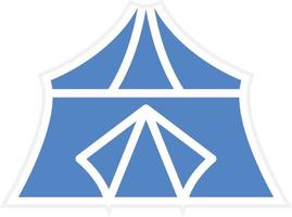 Tent Vector Icon Design