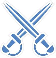 Swords Vector Icon Design