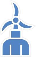 Windmill Vector Icon Design