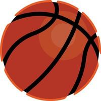 ilustración vectorial de baloncesto en un fondo. símbolos de calidad premium. iconos vectoriales para concepto y diseño gráfico. vector