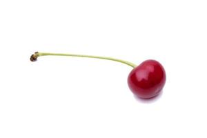 Cherry berry isolated on white background. photo