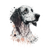 hund . ai genererad png