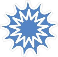 Explosion Vector Icon Design