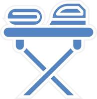 Ironing Board Vector Icon Design