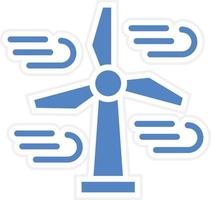 Wind Energy Vector Icon Design