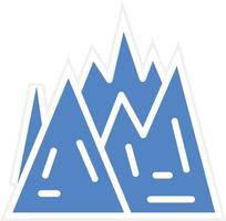 Wild Mountain Vector Icon Design
