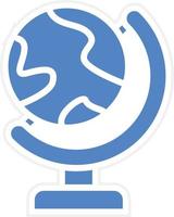 Globe Stand Vector Icon Design