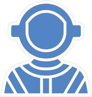 Astronaut Vector Icon Design