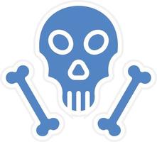 Jolly Roger Vector Icon Design