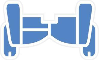 Hoverboard Vector Icon Design