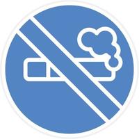 No Smoking Vector Icon Design