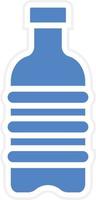 Water Bottle Vector Icon Design