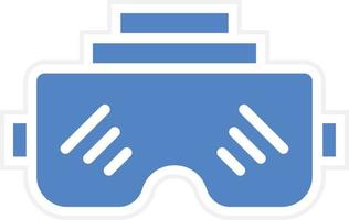 VR Glasses Vector Icon Design