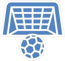 Football Goal Vector Icon Design