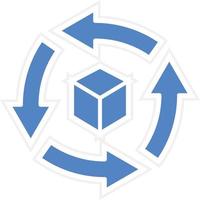 Rotation Vector Icon Design