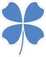 Clover Vector Icon Design
