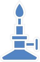 Bunsen Burner Vector Icon Design